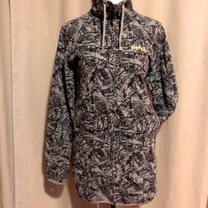 Tunic Length Zip-Up Jacket